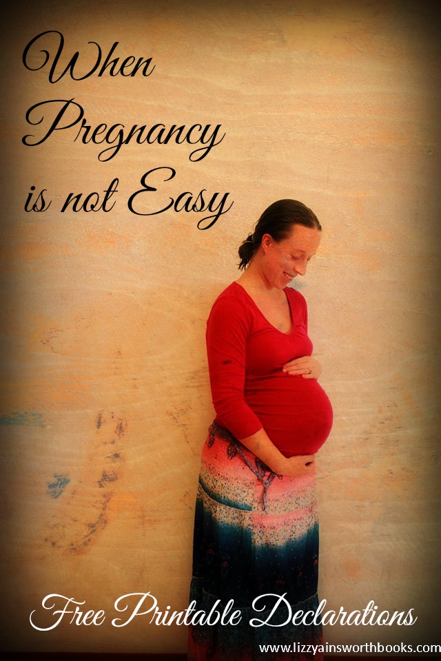 When Pregnancy is Not Easy - Free Printable.  Overcome common problems in pregnancy, including back pain, nausea, and constipation